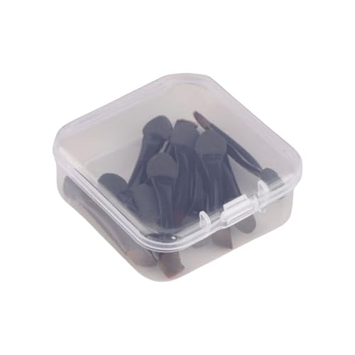 Lidschatten-Pinsel, klein, doppelseitig, Lidschatten-Applikatoren, Make-up-Schwämme, Kosmetikpinsel, 10 Stück Lidschatten-Pinsel, klein, doppelseitig, Lidschatten-Applikatoren, Make-up-Schwämme, Kosmetikpinsel, 10 Stück von TEMOOUES