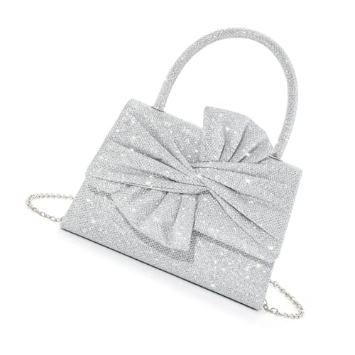 TEMOOUES Anspruchsvolle Abendtasche mit geräumigem Innenraum und Kettenriemen, Umhängetasche, Handtasche für wichtige Anlässe bei Feiern, luxuriöses Mode-Accessoire, B, One Size von TEMOOUES