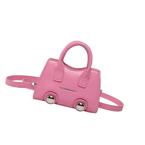 TEMOOUES Quadratische Umhängetasche Damen Klein Crossbody Geldbörse Frühling 2025 Trend Nieten Verziert PU Leder Satchel Handtasche Stilvolle Damen Umhängetasche Geschenk, a, One Size von TEMOOUES