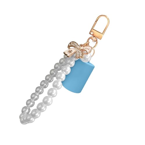 Travel Lip Balm Cover Keychain Attachment Fashion Clip Portable Carry For Beauty Gloss Holder Balm Holder Keyring von TEMOOUES