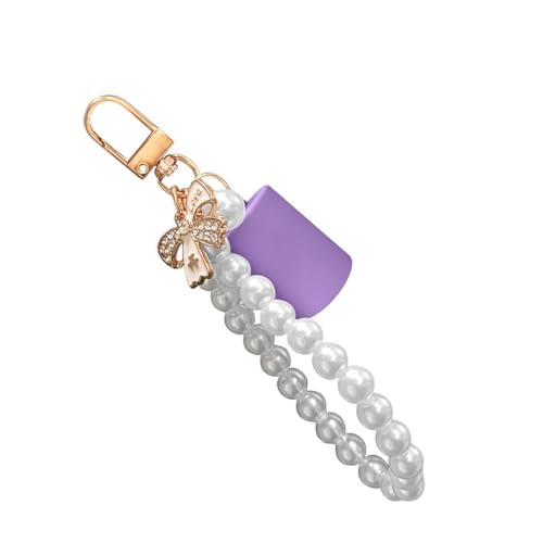 Travel Lip Balm Cover Keychain Attachment Fashion Clip Portable Carry For Beauty Gloss Holder Balm Holder Keyring von TEMOOUES