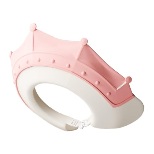 Wasserdichte Duschhaube für Babys, verstellbares Kopfband für Ohren, weiches Badezubehör, buntes Baby-Duschhaube für Haarwäsche von TEMOOUES