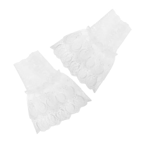 TEMPNAP 1 Paar All Match Fake Ärmel Manschettenärmel Damen Dekorative Fake Manschette Chiffon Falsche Manschette Austauschbare Fake Manschette Spitzenmanschetten Rüschen TEMPNAP 1 Paar All Match Fake Ärmel Manschettenärmel Damen Dekorative Fake Manschette Chiffon Falsche Manschette Austauschbare Fake Manschette Spitzenmanschetten Rüschen von TEMPNAP