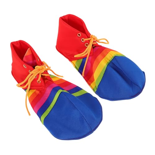 TEMPNAP 1 Paar Performance Clownschuhe Unisex Clown Dress-up Schuhe Übergroße Clownschuhschuhe Für Zirkus Clown Rollenspiele Halloween Kostüme Urlaubsfeiern von TEMPNAP