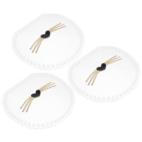 TEMPNAP 1 Satz DIY Acryl Bag Zubehörset Woven Bag Weaving Boards für Katzenliebhaber Transparente und Langlebige Materialqualität für Handgemachte Taschen Perfektes Zufällige Farbe von TEMPNAP