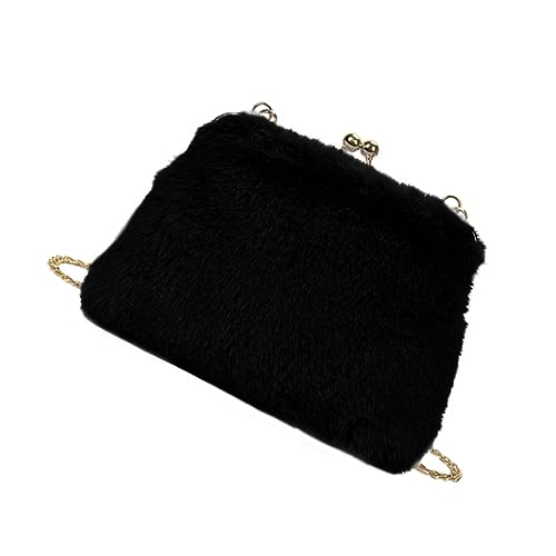 TEMPNAP 1 Stück Stylische Damen Schultertasche Plüsch mit Kettenriemen Umhängetasche für Handy Geldbörse und für Frauen die Mode TEMPNAP 1 Stück Stylische Damen Schultertasche Plüsch mit Kettenriemen Umhängetasche für Handy Geldbörse und für Frauen die Mode von TEMPNAP
