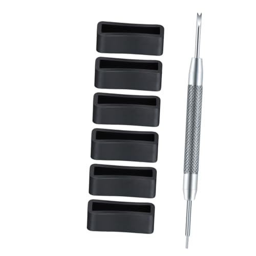 TEMPNAP 10 Stück Teiliges Silikon Uhrenarmbandhalter mit Flexiblem Verschlussring und Langlebigem Uhrenband Reparaturwerkzeug zum Einfachen Anbringen und Entfernen für Herren und Damen TEMPNAP 10 Stück Teiliges Silikon Uhrenarmbandhalter mit Flexiblem Verschlussring und Langlebigem Uhrenband Reparaturwerkzeug zum Einfachen Anbringen und Entfernen für Herren und Damen von TEMPNAP