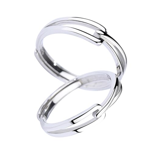 TEMPNAP 1paar Silber Dekorative Finger- Für Und Modisches Schmuckstück Für Valentinstag Und Besondere Anlässe Kreative von TEMPNAP