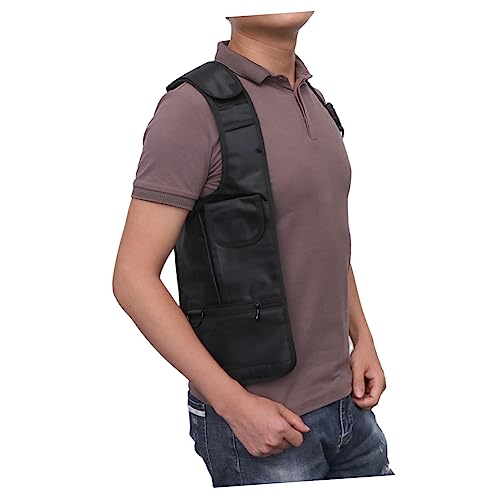 TEMPNAP Anti-diebstahl-umhängetasche Für Herren Unterarmtasche Aus Nylon Und Kratzfest Handytasche Mit Diebstahlschutz Tragbare Reisetasche Schwarz Schultergroßer Griff von TEMPNAP