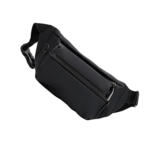TEMPNAP 1stück wasserdichte Männer Hüfttasche Mit Verstellbarem Gurt Praktische Outdoor Sport Umhängetasche Für Reisen Fitness Und Freizeit Schwarz von TEMPNAP