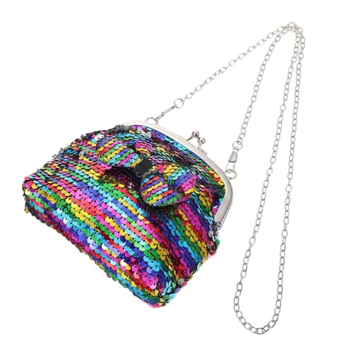 TEMPNAP Tasche Für Mädchen Lässige Umhängetasche Glitzerndes Design Für Alltag Und Partys Bequeme Trageoption von TEMPNAP