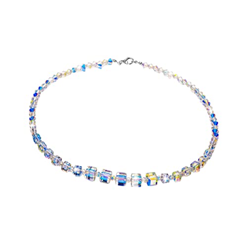 TEMPNAP 1Stück Kristallkette für Frauen Halskette Hochwertigem Kristallmaterial Modisches für Strandpartys Abschlussbälle Besondere Anlässe Stilvolles Design von TEMPNAP