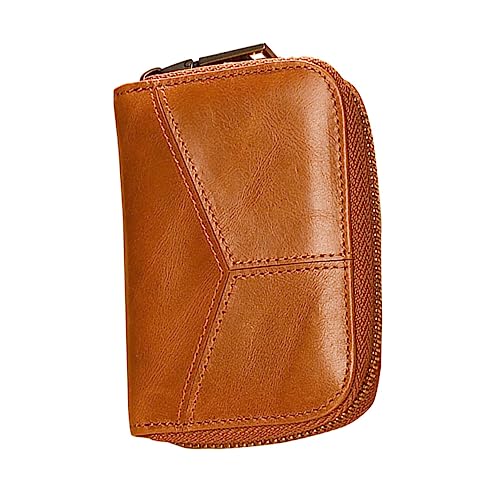 TEMPNAP 1stück Multifunktionale Leder-münztasche Mit Reißverschluss Praktische Karten Und Geldbörse Für Damen Und Herren Für Büro Reisen Und Alltag von TEMPNAP