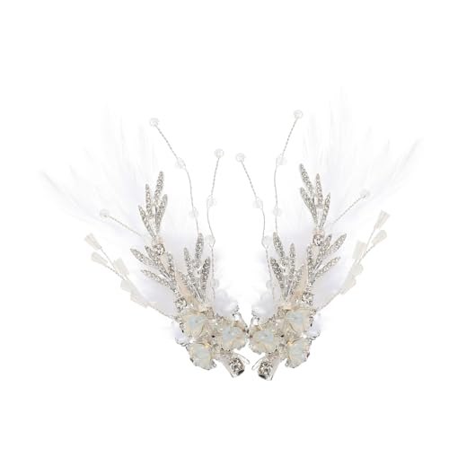 TEMPNAP 1paar Handgefertigte Chinesische Haarspange Für Frauen Eleganter Feder-haarschmuck Für Hochzeiten Festivals Und Traditionelle Anlässe Für -outfits Und Alltagsstylings von TEMPNAP