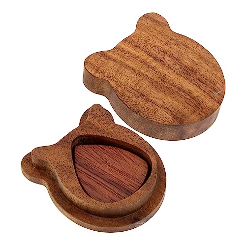 TEMPNAP 1satz Praktischer Holz-Gitarren-Pick-Organizer Mit Plektren Robuster Und Langlebiger Plektrumhalter Für Akustik Gitarren Für Musiker Und Gitarristen Leicht Und Tragbar von TEMPNAP