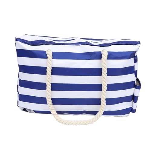 TEMPNAP 1stück Große wasserdichte Strandtasche Für Damen Praktische Umhängetasche Blau Für Strand Reisen Und Shopping Robust Leicht Und Stylisch Für Jede Gelegenheit TEMPNAP 1stück Große wasserdichte Strandtasche Für Damen Praktische Umhängetasche Blau Für Strand Reisen Und Shopping Robust Leicht Und Stylisch Für Jede Gelegenheit von TEMPNAP