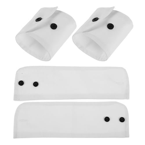 TEMPNAP 2paare Abnehmbare Handgelenkmanschetten Für Damen Fake Ärmel Mit Spitzenverzierung Für Blusen Anzüge Und Mäntel Weißes Accessoire Für Stilvolle Outfits von TEMPNAP