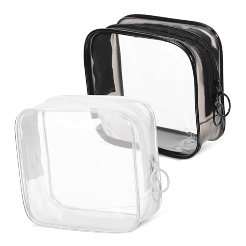 TEMPNAP 2stücke Kleine Transparente Kosmetiktaschen Mit Reißverschluss Wasserdichter Make-up Organizer Für Reisen Für Toilettenartikel Und Reisebedarf Aus PVC TEMPNAP 2stücke Kleine Transparente Kosmetiktaschen Mit Reißverschluss Wasserdichter Make-up Organizer Für Reisen Für Toilettenartikel Und Reisebedarf Aus PVC von TEMPNAP