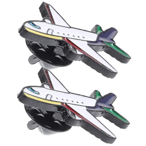 TEMPNAP 2stücke Flugzeug Brosche Cartoon Reisebroschen Flugzeug Broschen Broschen Für Frauen Und Männer von TEMPNAP