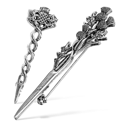 TEMPNAP 2stücke Schottische Broschen Dekorative Kragennadeln Sicherheits Broschenclips Für Anzüge Und Kleidung von TEMPNAP