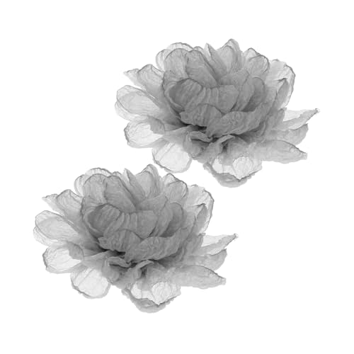 TEMPNAP 2 Stück Abnehmbare Blumen Schuhclips für Damen Schuhschnallen Stoff Dekoration für Hochzeits und Partyschuhe Vielseitige Schuhverzierungen für High Heels und Sneaker von TEMPNAP