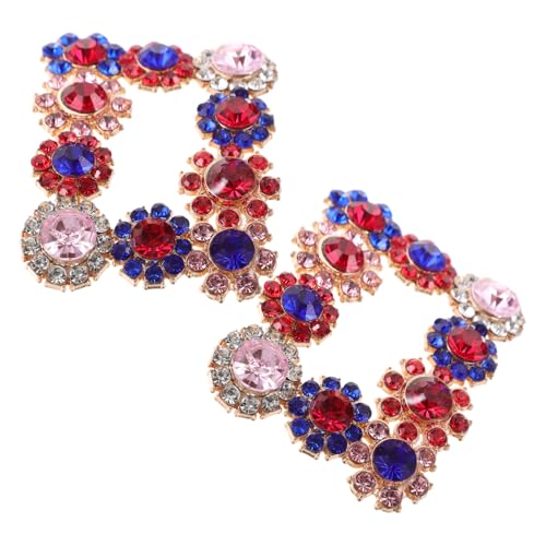 TEMPNAP 2stücke Kristall Schuh Clips Elegante Schuhschmuck Schnallen Für Damen Hochzeitsdeko Party-accessoire Für Sandalen Sneakers Und Mehr Wiederverwendbar Praktisch Modisch von TEMPNAP