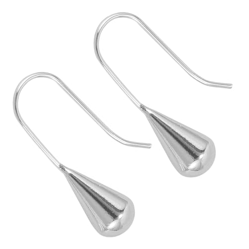 TEMPNAP 2 Stück Silberne Tropfen Ohrringe Damen Hängend Stilvolle Tropfen Ohrhänger Lange Design für Hochzeit Feier Alltag von TEMPNAP