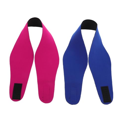 TEMPNAP 2stücke Neopren Schwimm-stirnband Für Damen Und Herren Wasserdichtes Ohrenschutz-haarband Für Schwimmen Yoga Und Wassersport Komfortable Passform von TEMPNAP