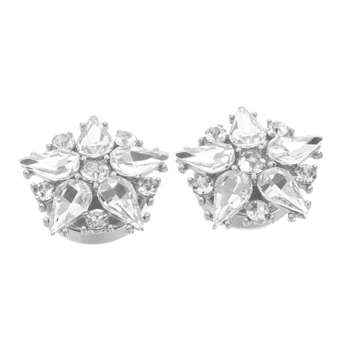 TEMPNAP 2stücke Sternform Manschettenknöpfe Aus Zinklegierung Mit Strasssteinen Für Herren Damen Business Anzug Hemd Smoking Accessoire Zubehör von TEMPNAP