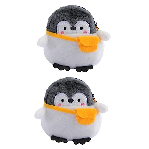 TEMPNAP 2 Stück Süßer Pinguin Münzbeutel Cartoon Make Up Tasche für Reisen und Alltag Perfektes für Freunde und Familie von TEMPNAP