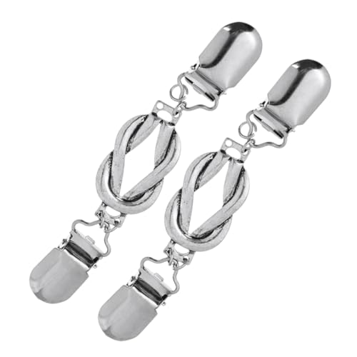 TEMPNAP 2 Stück Teiliges Vintage Cardigan Clips aus Langlebiger Vielseitiger Verschluss für Damen Schal Pullover Strickjacke und Umhang Retro Design Schützt und Dekoriert Kragen und von TEMPNAP