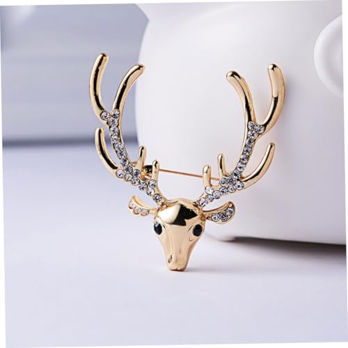 TEMPNAP 2 Stück Vintage Broschen aus Langlebiger Zinklegierung mit Funkelnden Strasssteinen Einzigartiges Statement Schmuckstück für Alltag und Festliche Weihnachtsoutfits von TEMPNAP