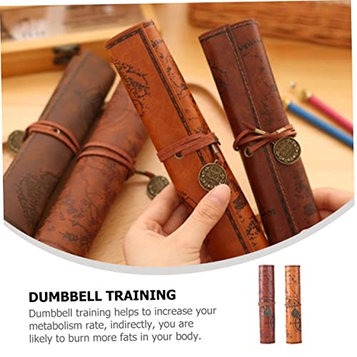 TEMPNAP 2 Stück Vintage Roll-up-bleistifttasche Ästhetisches Federmäppchen Retro-skizzenhalter Großpackung Künstleretui Für Studenten Schriftsteller von TEMPNAP