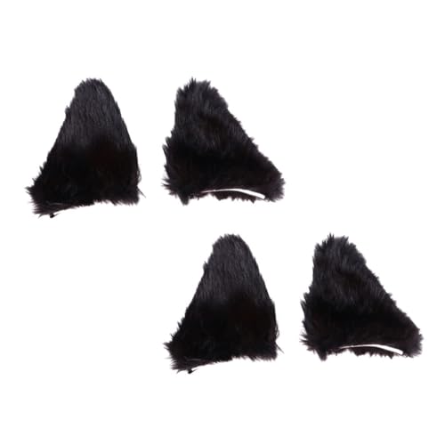 TEMPNAP 2paare Katzenohr Haarnadeln Schöne Haarspangen Haar-accessoire Für Halloween Party Cosplay von TEMPNAP