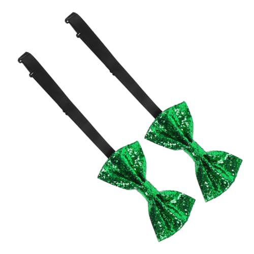 TEMPNAP 2stücke Glitzer Fliege Herren Verstellbare Fliege Für Hochzeiten Partys Kostüme Abschlussfeiern Smokingfliege Jubiläen Trauzeugen Feierliche Anlässe Glänzend Auffällig von TEMPNAP