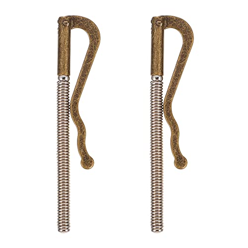 TEMPNAP 2stücke Pack Metallfederklammern Für Geldbörsen Banknotenclips Kreditkartenhalter Scheckhalter Langlebig Und Tragbar von TEMPNAP