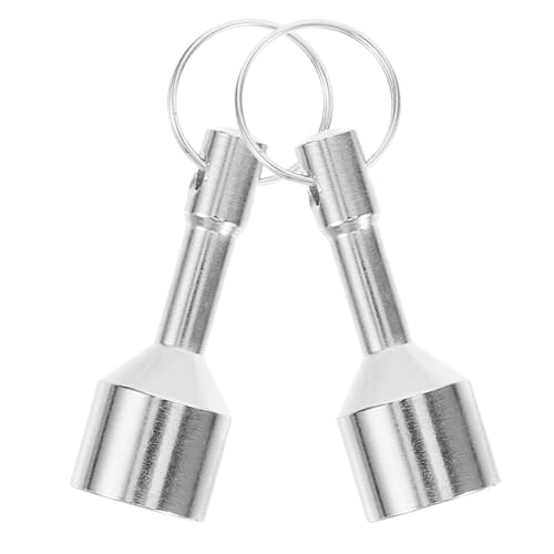 TEMPNAP 2stücke Tester Magnetische Schlüsselkette Gold Silber Anhänger Magnetisch Für Schmuck Echtheitsprüfung Komfort Tragbar Alltagsaktivitäten von TEMPNAP