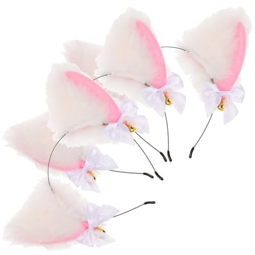 TEMPNAP 3 Stück Teiliges Katzenohren Haarreifen Niedliches Stirnband mit Einzigartigem Katzenohren Design Modisches Party und Cosplay Accessoire für Damen und Mädchen von TEMPNAP