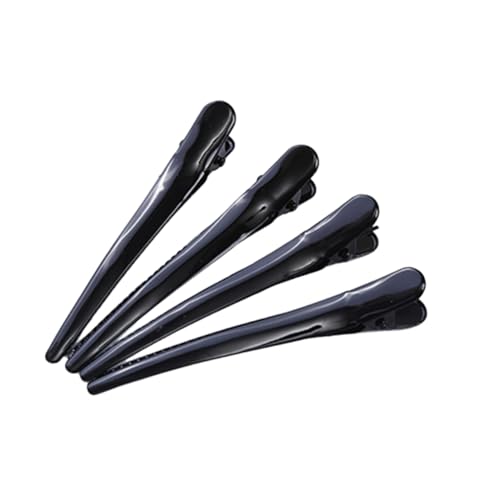 TEMPNAP 4Stücke Große Entenschnabel Clips für Damen Robuste Krokodilklemmen für Haartypen Hochwertige Plastikklammern für Frisuren von TEMPNAP