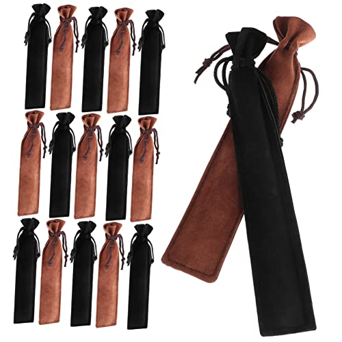 TEMPNAP 50stücke Stifthülle Mit Kordelzug Zur Schutzhülle Für Stifte Passend Für Füllfederhalter Kugelschreiber Und Bleistifte Als Praktische Tasche Für Schule Und Büro von TEMPNAP