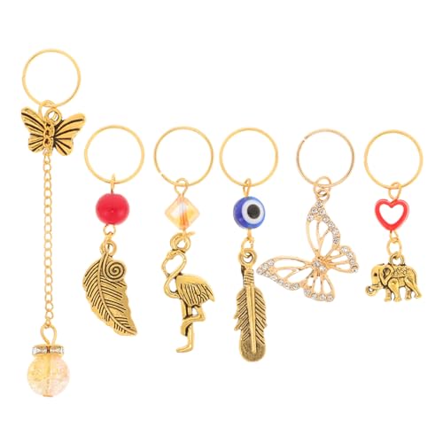TEMPNAP Elegantes Haarschmuck-set Mit Schmetterlings- Und Blattmotiv Für Frauen Und Mädchen Dreadlocks Zopfschmuck von TEMPNAP