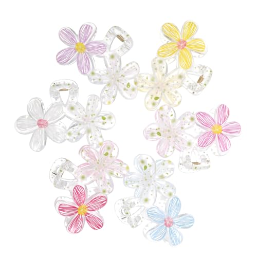 TEMPNAP 6 Stück Teiliges Haarklammern für Dickes Haar Kreative Bunte Blüten Designs Leichte Clips Kompakt und Tragbar für Damen und Mädchen bei Partys und Alltag TEMPNAP 6 Stück Teiliges Haarklammern für Dickes Haar Kreative Bunte Blüten Designs Leichte Clips Kompakt und Tragbar für Damen und Mädchen bei Partys und Alltag von TEMPNAP