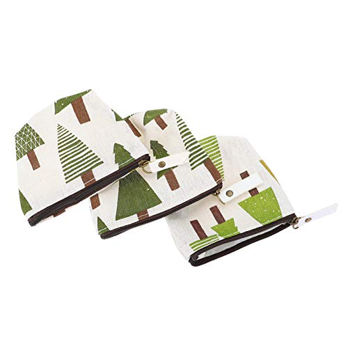 TEMPNAP 6stücke Teiliges Baumwoll-leinen-münzbeutel Niedlichen Design Für Münzen Und Kleine Dinge Für Mädchen Und Frauen Für Partys Und Einkäufe von TEMPNAP