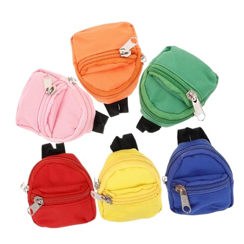 TEMPNAP 6 Teilige Puppen Ankleidetasche Puppen Schlüsselanhänger Zubehör Miniaturen Mädchen Süßer Geldbeutel Rucksack Für Mini Rucksack Mini Puppentasche TEMPNAP 6 Teilige Puppen Ankleidetasche Puppen Schlüsselanhänger Zubehör Miniaturen Mädchen Süßer Geldbeutel Rucksack Für Mini Rucksack Mini Puppentasche von TEMPNAP