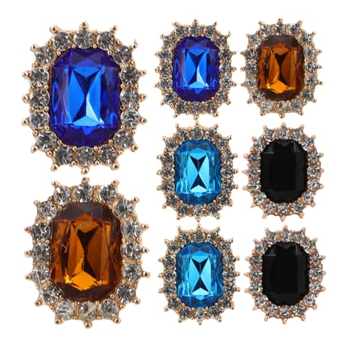 TEMPNAP Vintage Schuh Clips für Damen 8 Stück Bling Schuh Schnallen Dekorative Schnürsenkel Zubehör für Sneakers und Hochzeitsschuhe von TEMPNAP