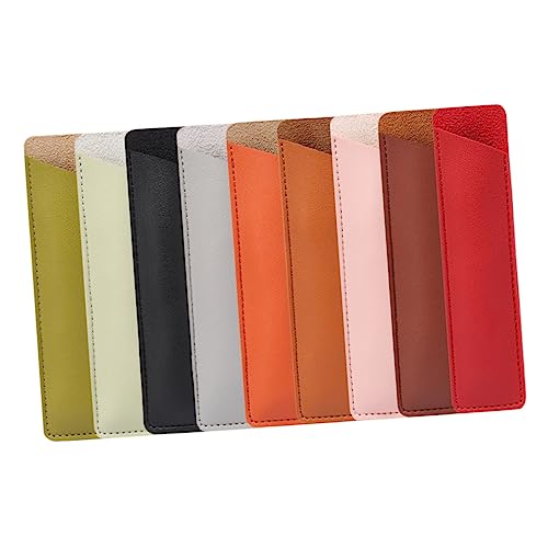 TEMPNAP 9stücke Teiliges Aus Leder-stiftetui Einfache Und Stilvolle Stift-hüllen Für Schul Und Bürobedarf Idealer Schutz Für Füllfederhalter von TEMPNAP