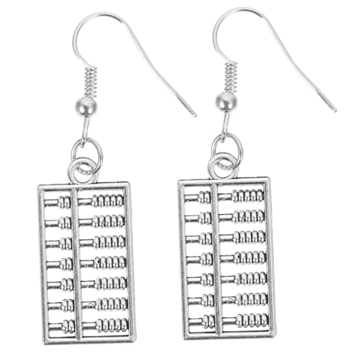 TEMPNAP Abacus Ohrhänger Damen Mathelehrer Schmuck Abacus design Dangle Ohrringe Leicht Bequem Modisch Für Alltag Schule Party Geschenk von TEMPNAP