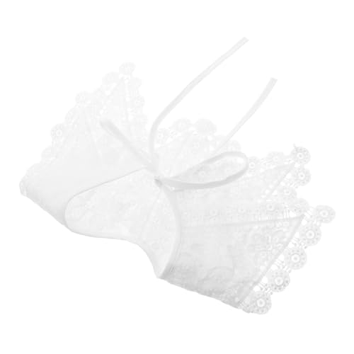 TEMPNAP Abnehmbarer Spitzenkragen Hanfu Kostüm Accessoire Stehkragen Cape Eleganter Fake Kragen für Damen Vielseitig Verwendbar bei Hochzeit Abendveranstaltungen und Partys von TEMPNAP