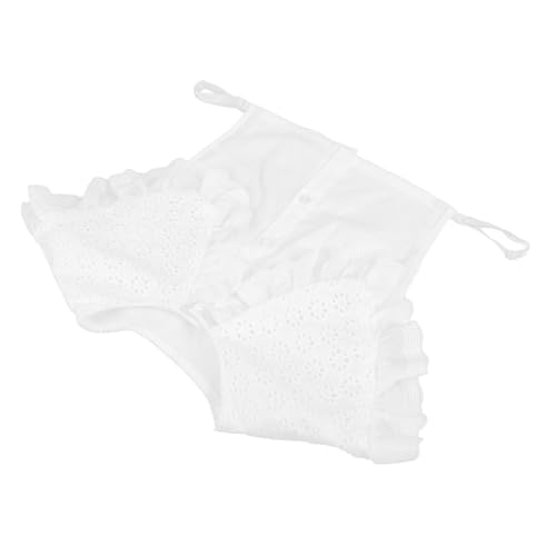 TEMPNAP Abnehmbarer Spitzenkragen für Damen Eleganter Rüschen Dickey Vielseitig Kombinierbar für Blusen Pullover Modisches Accessoire von TEMPNAP