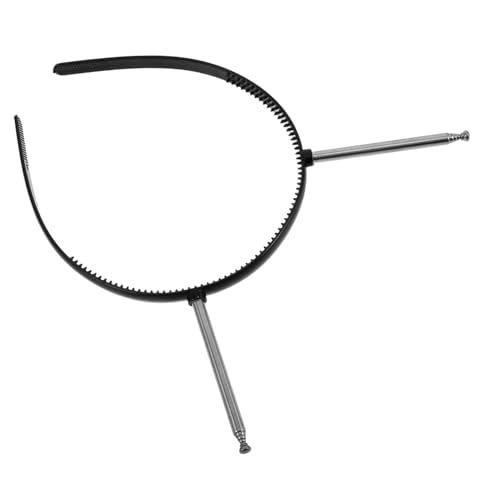 TEMPNAP Antennen-stirnband Verstellbar Für Junge Mädchen Weltraumkostümzubehör Glitzerkugel-kopfbedeckung Acryl-material Einzigartiges Haaraccessoire von TEMPNAP